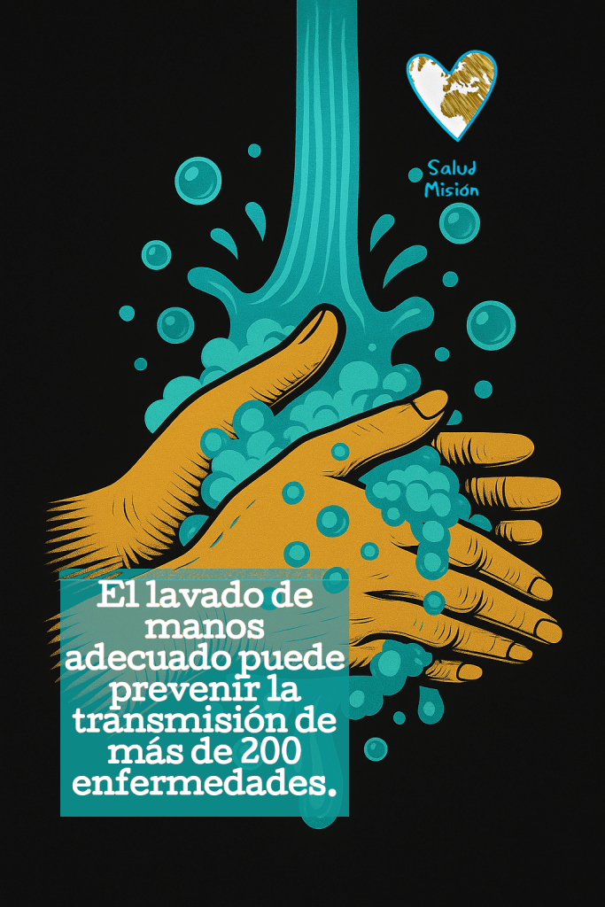 La importancia de lavarse las manos.